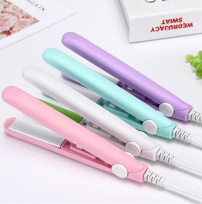 Lightweight Portable Mini Hair Straightener -  1 Pcs with Medium Heat and Dual Speed Settings